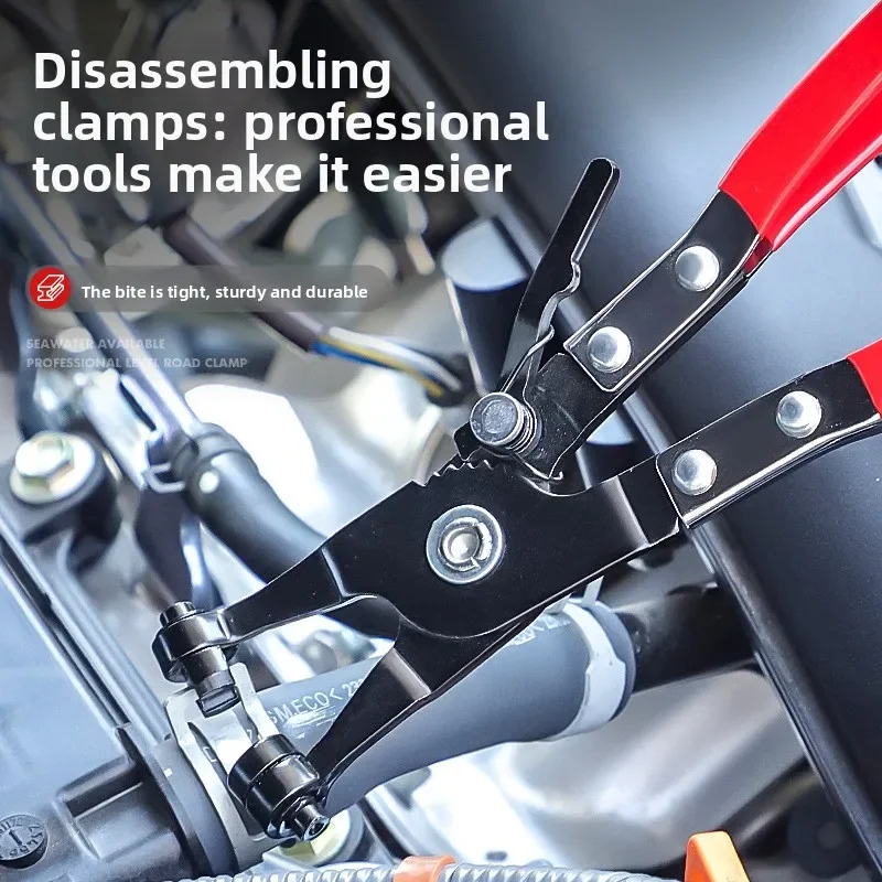 

2025Light Handle Automobile Snap Pliers Tube Bundle Pliers Labor-saving and Bendable Strong Straight Throat Tube Bundle Pliers