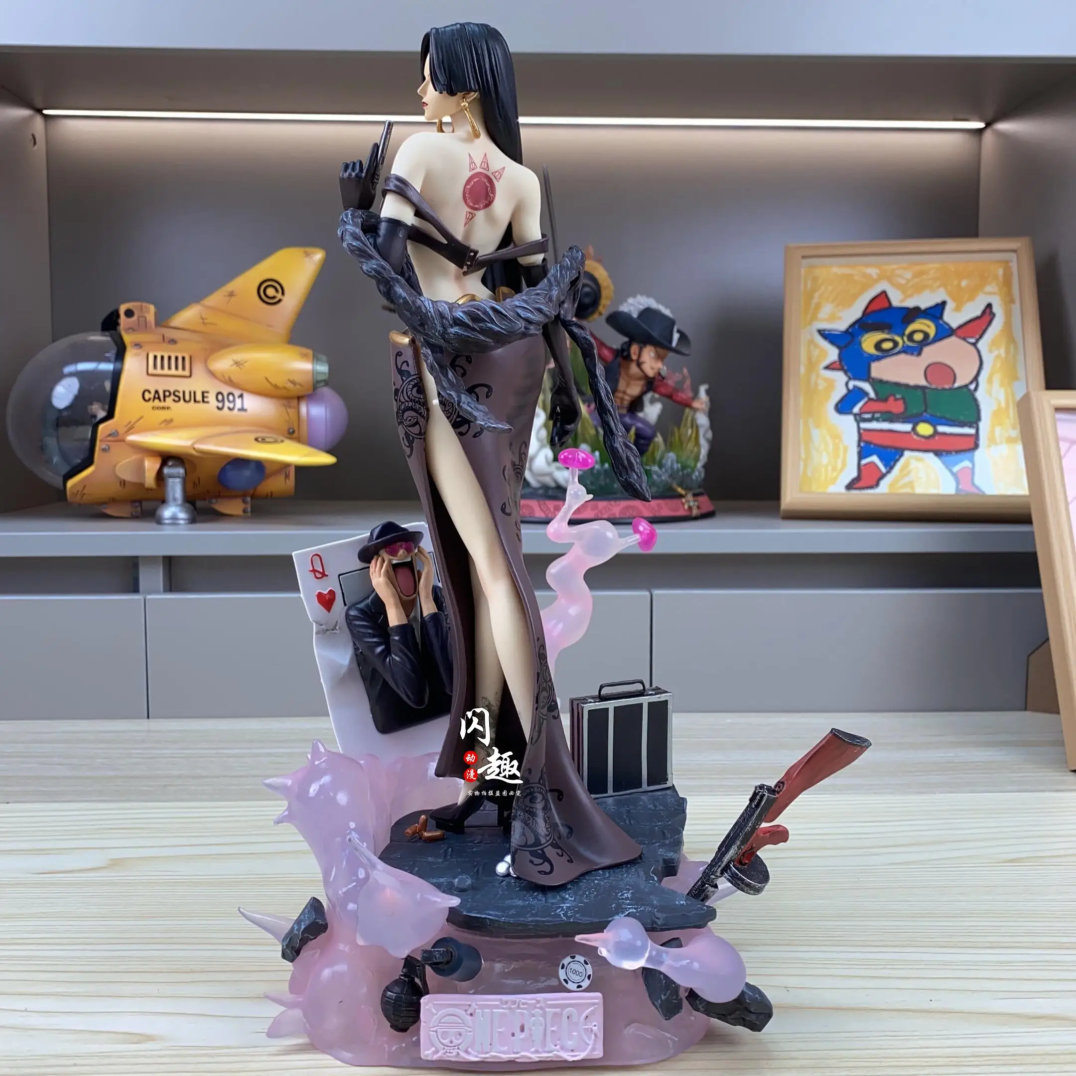 One Piece Anime Figuren Neue 37 cm Boa Hancock Gk Sexy Hancock Figur Pvc Statue Modell Puppe Sammlung Zimmer Ornament spielzeug Geschenk