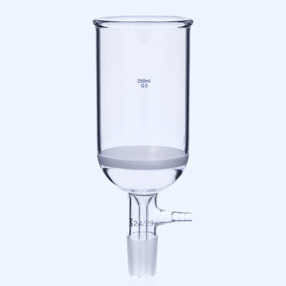 30/100/250/500ml 14/23 19/26 24/29 Standard Joint Boro. Glass Sand Core filter Suction Filter Funnel Lab Glassware