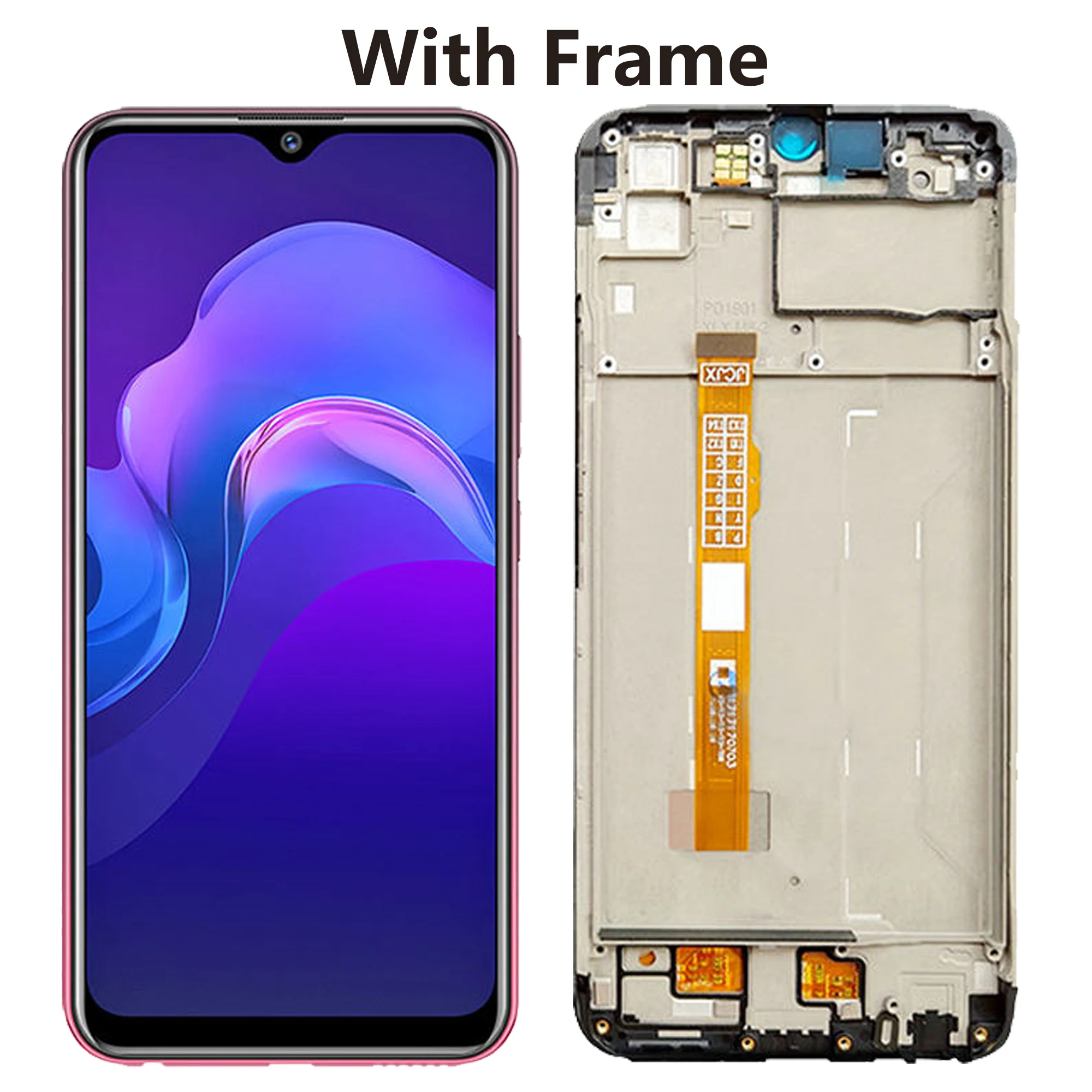 Original LCD For VIVO Y12 1904 1940 Full With Frame Standard Display Touch Screen Digitizer Assembly Repair Replacement Parts