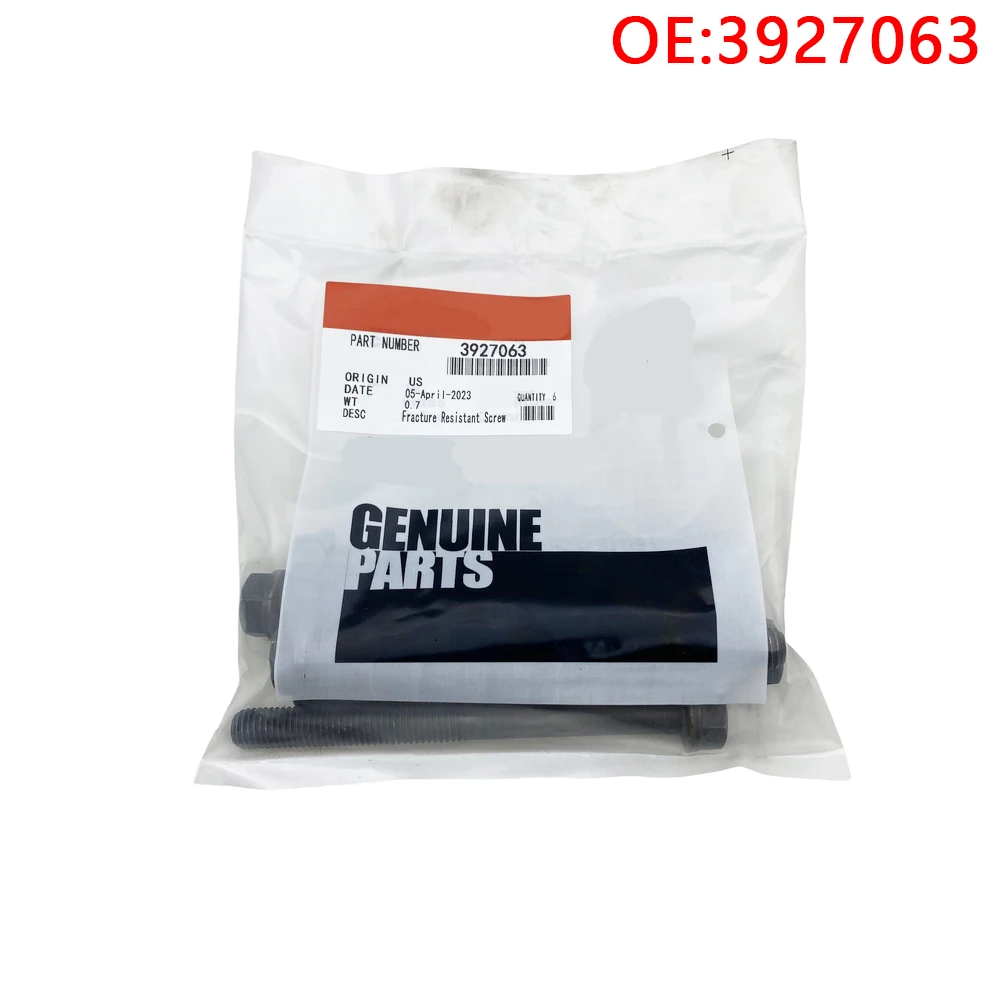 

For 3927063 Geschikt voor Dongfeng Tianjin motor ISDe6.7 6D107QSB6.7 cilinderkop bout 3927063