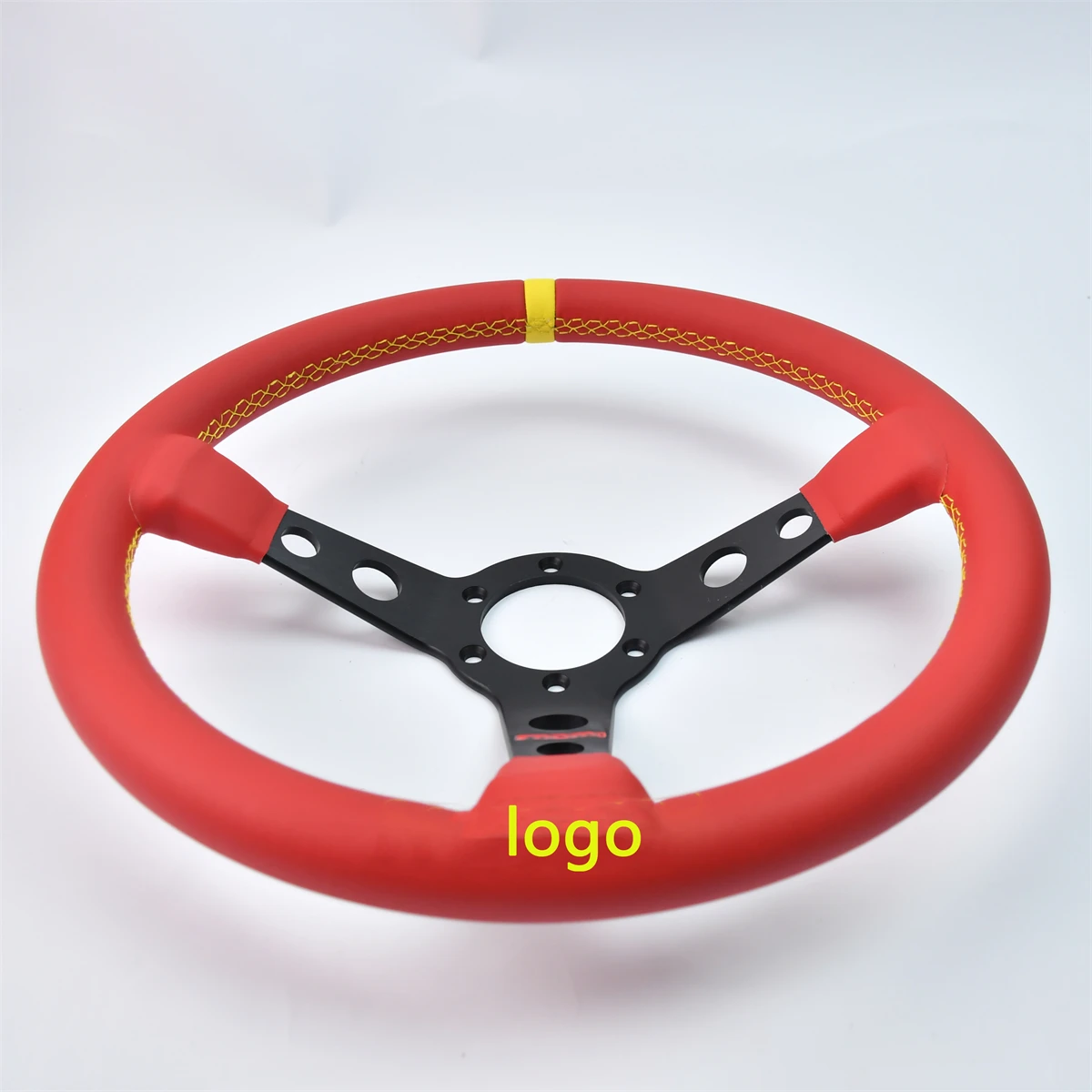 

350MM Microfiber 72MM depth Steering Wheel Universal Steering Wheel For moo