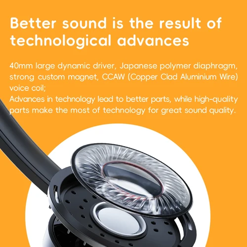 Imagen 2 del producto Snowsky/FiiO Wind Auriculares intrauditivos de 3,5 mm para grabar juegos con micrófono, controlador de diafragmas de 40 mm, sonido HiFi