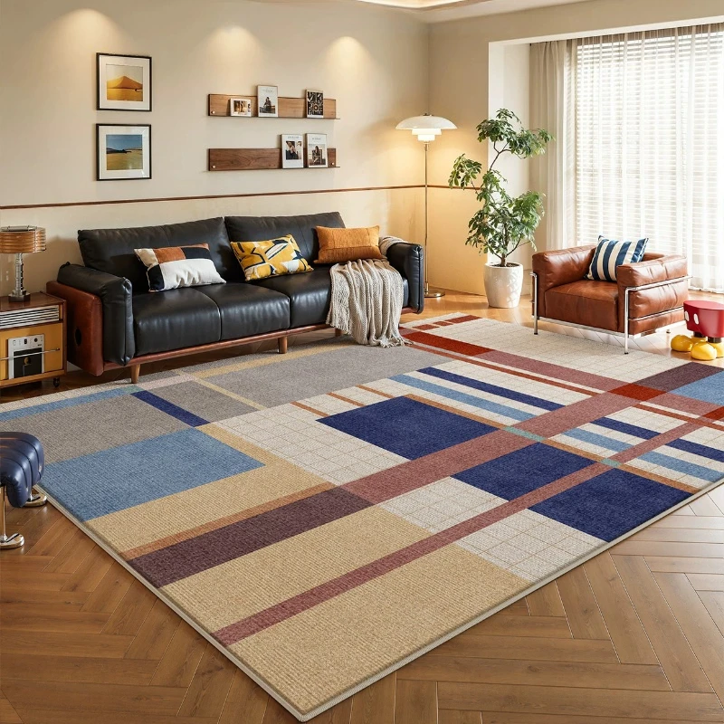 Large Area Bedroom Decor Soft Carpet Dopamine Colors Carpets for Living Room Washable Bedside Floor Mat Anti-slip Cloakroom Rug