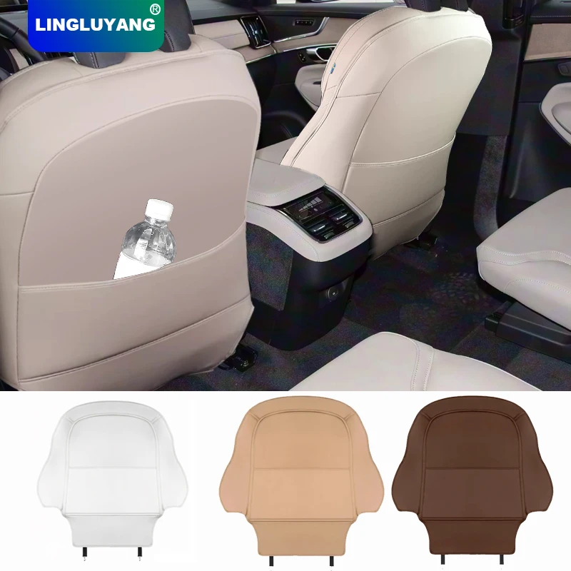 

Car Seatback Protector for volvo XC90 XC60 S90 S60 V90 V60 Seat Back Protective Anti-Kick Mats Leather Interior Accessories