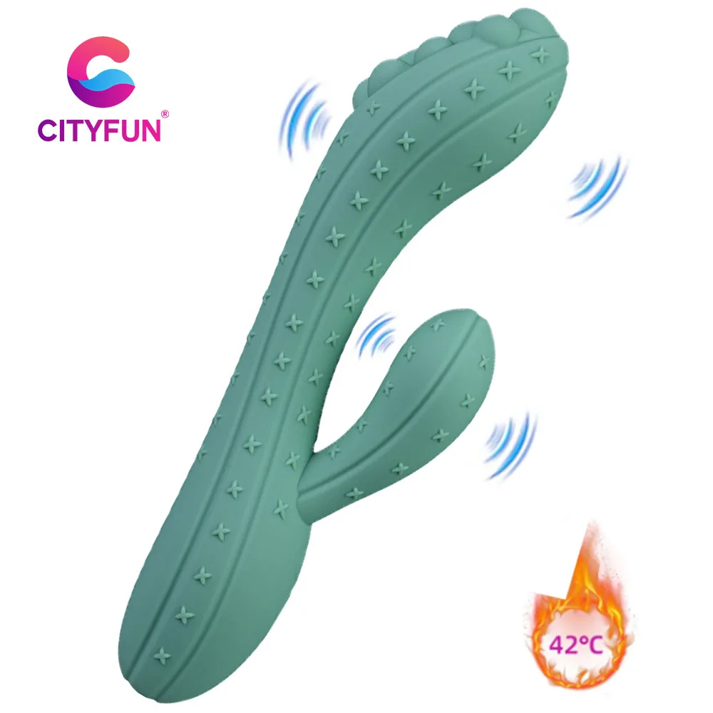 

CITYFUN 10 Modes G-Spot AV Vibrator Powerful Clitoris Nipple Stimulation Massage Waterproof Soft Silicone Sex Toys For Women 18+