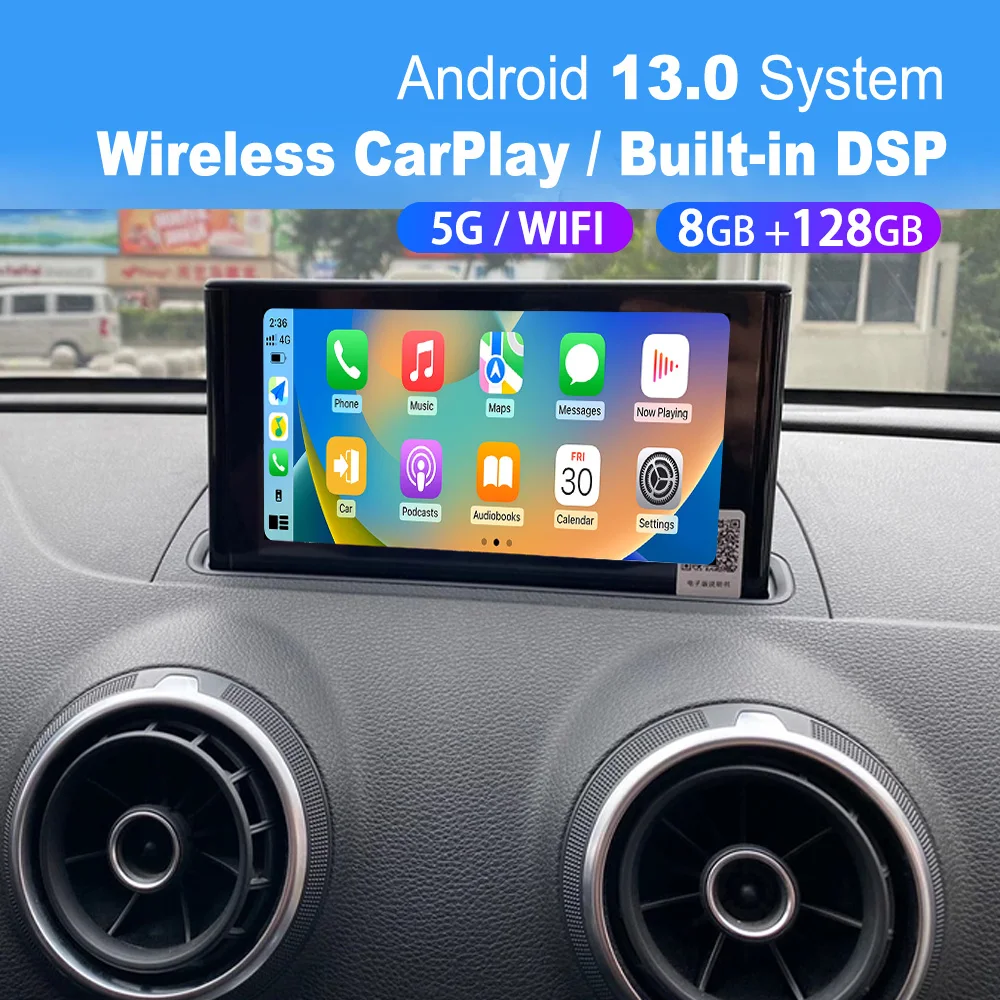 8 Core Qualcomm Android Car Multimedia Automotive For Audi A3 2014~2020 GPS Navigation Speed Meter Car LCD Cluster Instrument