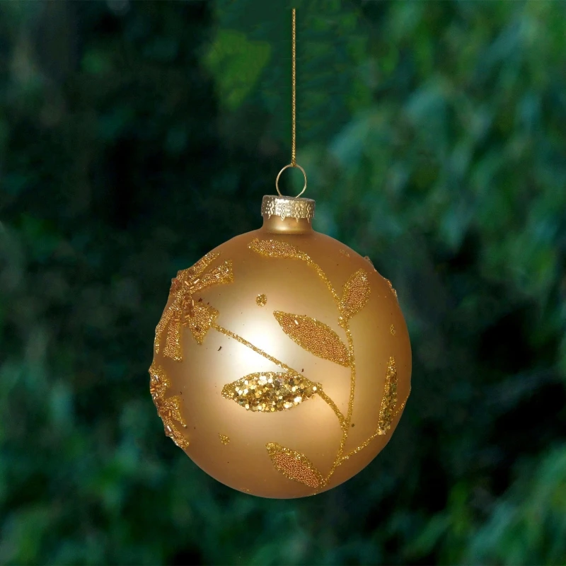 12pcs/pack Diameter=8cm Different Design Hand Drawing Glass Globe Christmas Tree Home Decoration Round Ball Hanging Pendant