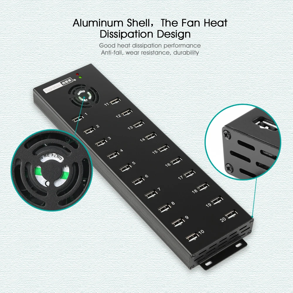 시폴라 A-805P 20포트 USB 2.0 허브, 휴대 - Usb Hub 리뷰 및 가격