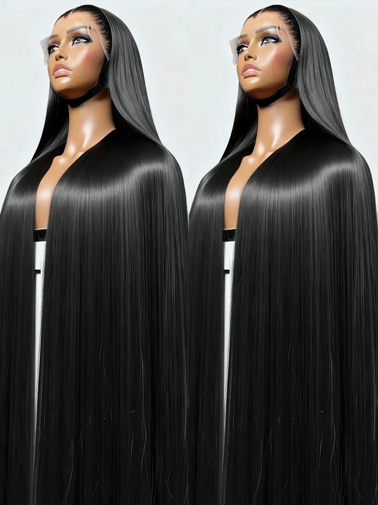 

40 46 дюймов 13x6 13x4 Hd Прямой парик из натуральных волос Парик фронтальной части шнурка Бразильский 300% Плотность 360 Парики из натуральных волос на шнуровке для женщин