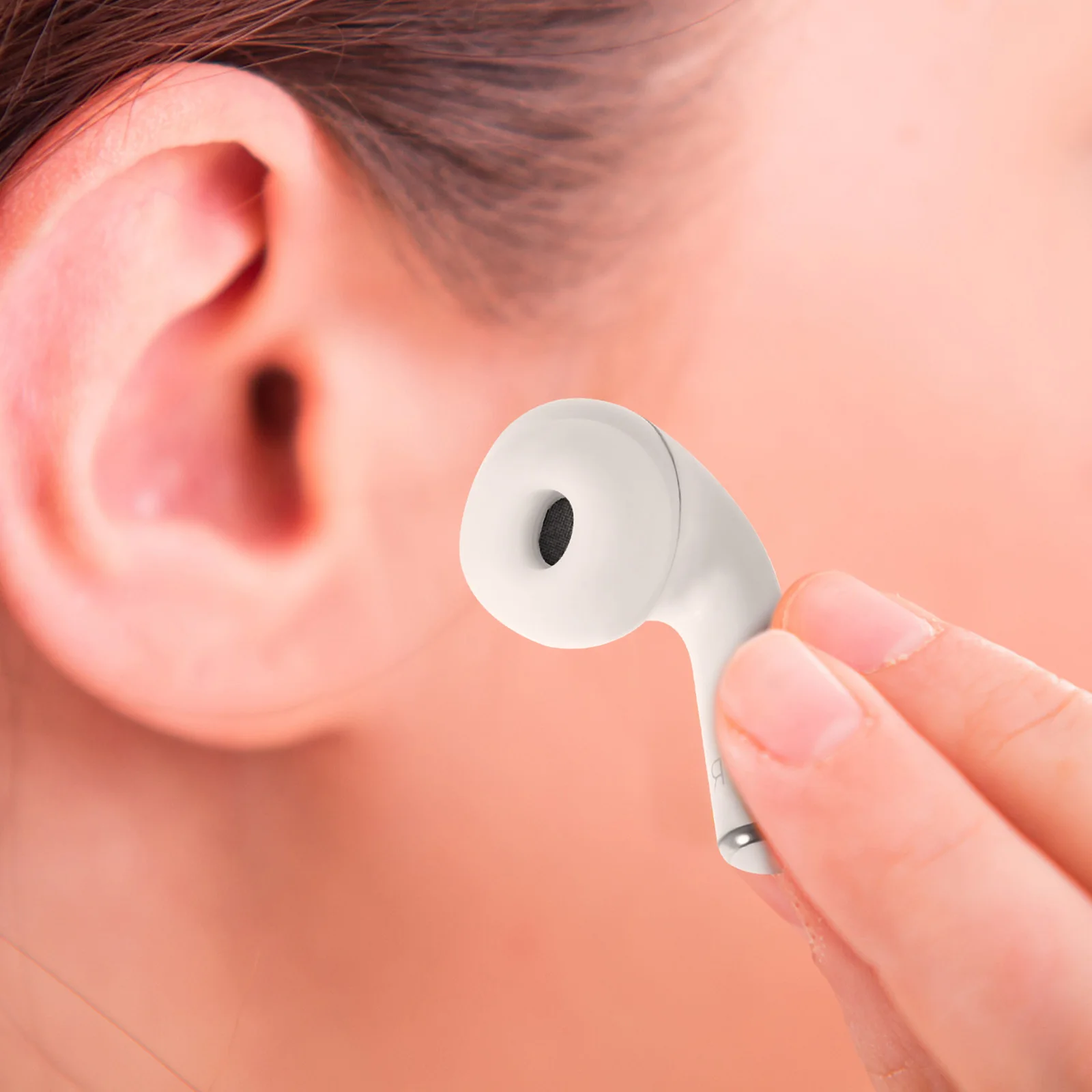 

8 Pairs Earplugs Silicone Tips Replacement Earbuds Inserts Elastic Comfortable Noise Reduction Fit Securely for Headphones