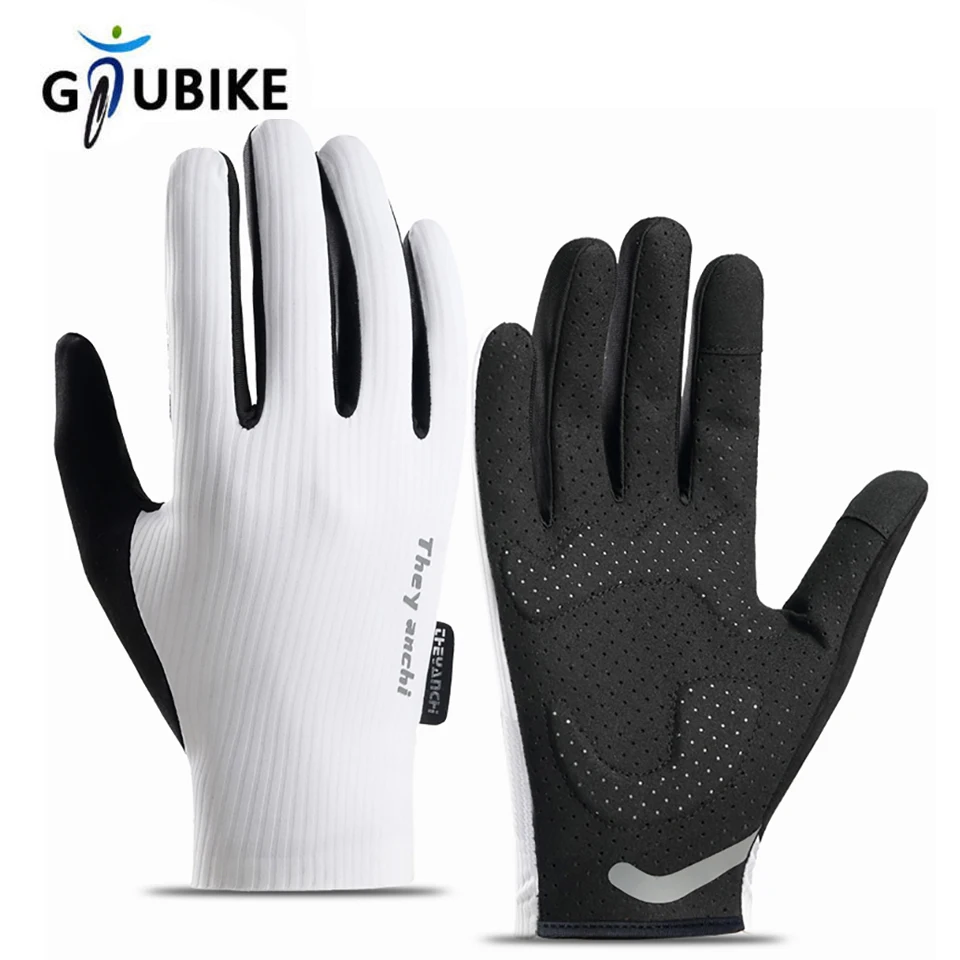 GTUBIKE Fahrradhandschuhe für Herren, Touchscreen-fähig, atmungsaktiv, Mountainbike-Handschuhe, Fahrradhandschuhe zum Fahren, Radfahren, Rennhandschuhe