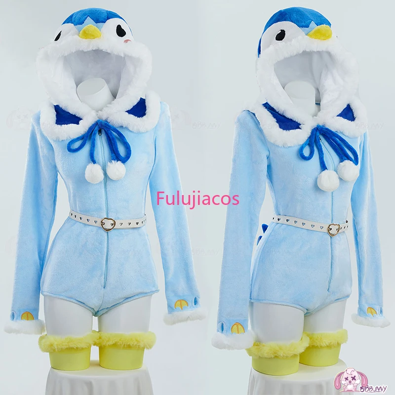 

Piplupp cosplay costume anime cartoon plush home jumpsuit
