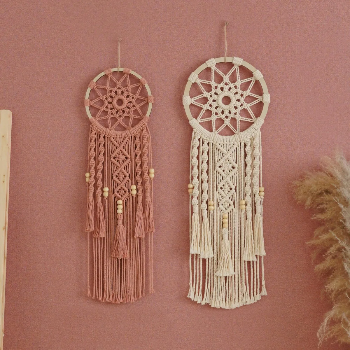 Bohemian Dreamcatcher Handmade Weaving Tapestry Living Room Bedroom Children's Room Background Wall Decoration
