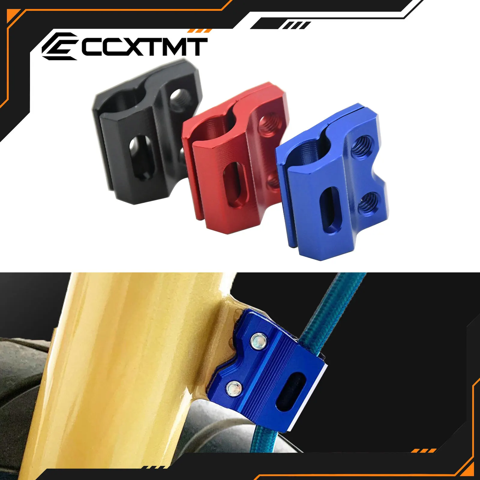 Motorcycle Front Brake Line Holder Hose Clamp For Yamaha WR250F WR450F YZ250F YZ450F YZ250 YZ250X For Honda CRF 250R 250X 450X