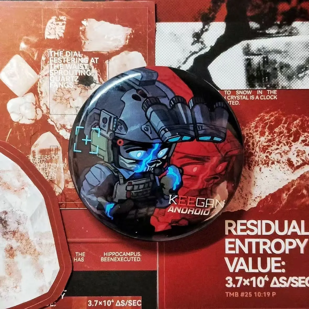 コール オブ デューティ キーガン フェロー コスプレ バッジ シート ブローチ バックパック ハンギング アニメ ミレット