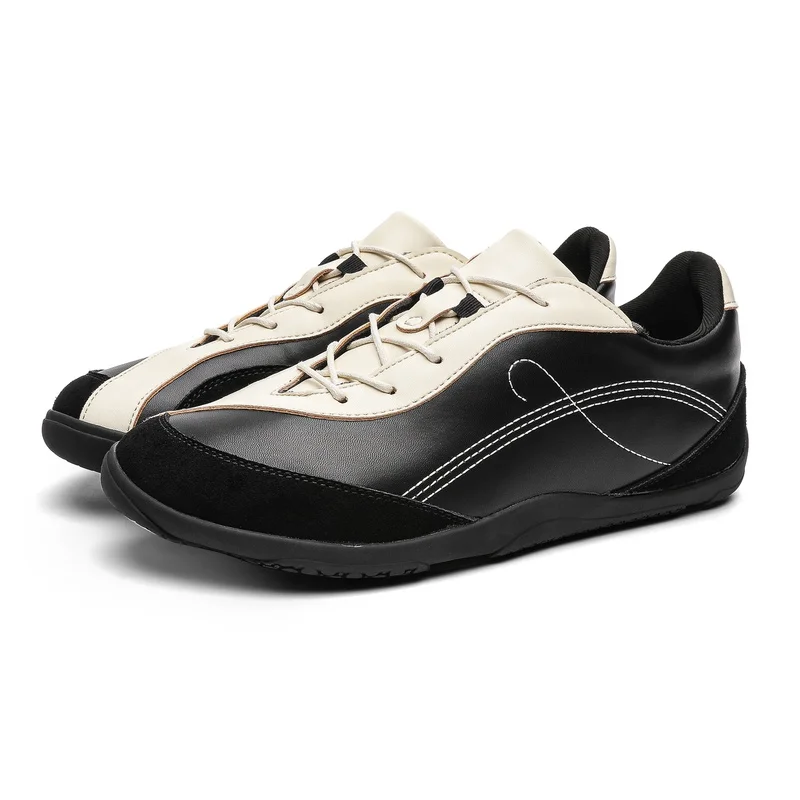 

Men Retro Contrasting Suede Casual Shoes Exquisite Stitching High-end Feel Fashionable Board Shoes for Daily Commuting