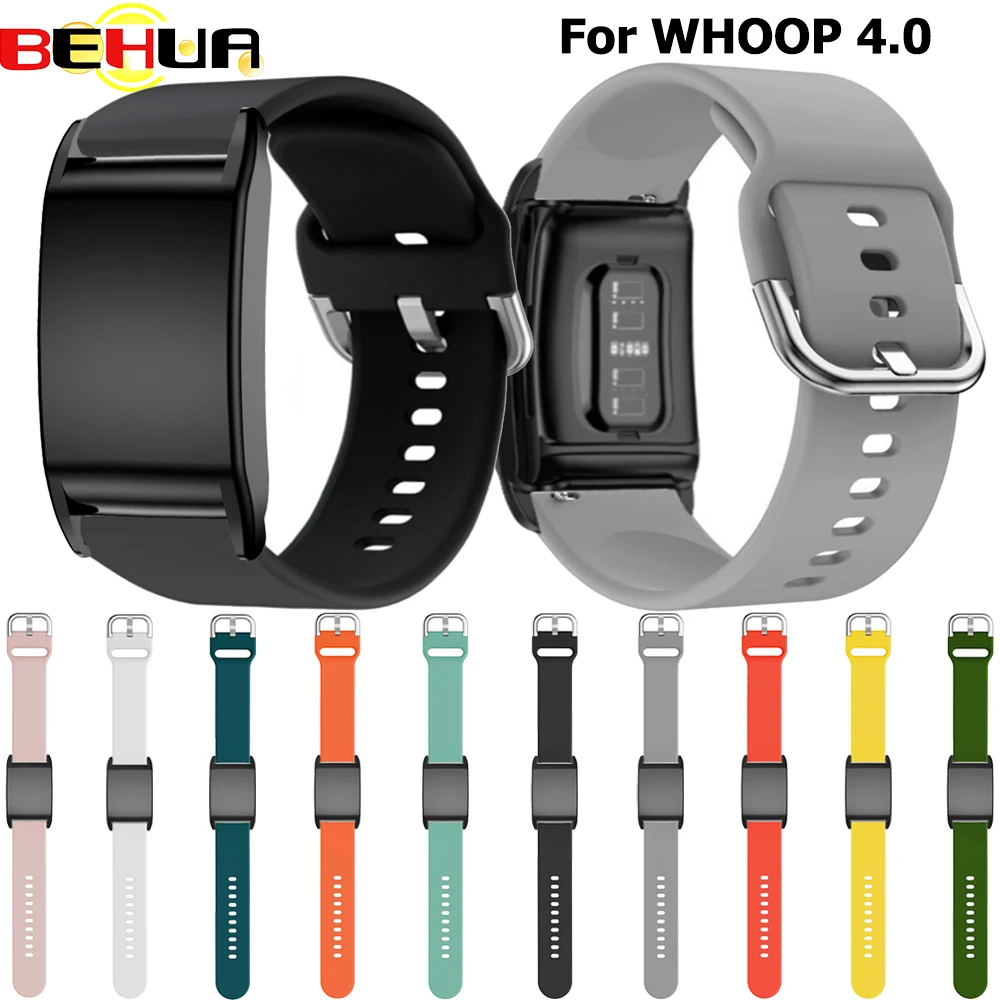 BEHUA For WHOOP 4.0 Strap Silicone Sport Watch Band Breathable replacement Bracelet for WHOOP 4.0 Wristband Accessories