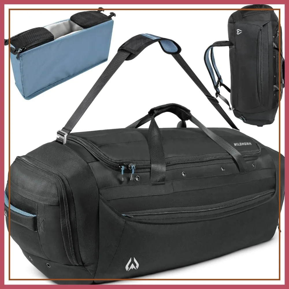 

90L MTB Gear Bag - Lightweight & Waterproof Duffel for Gym, Travel, Biking, Motorcycle & Sports