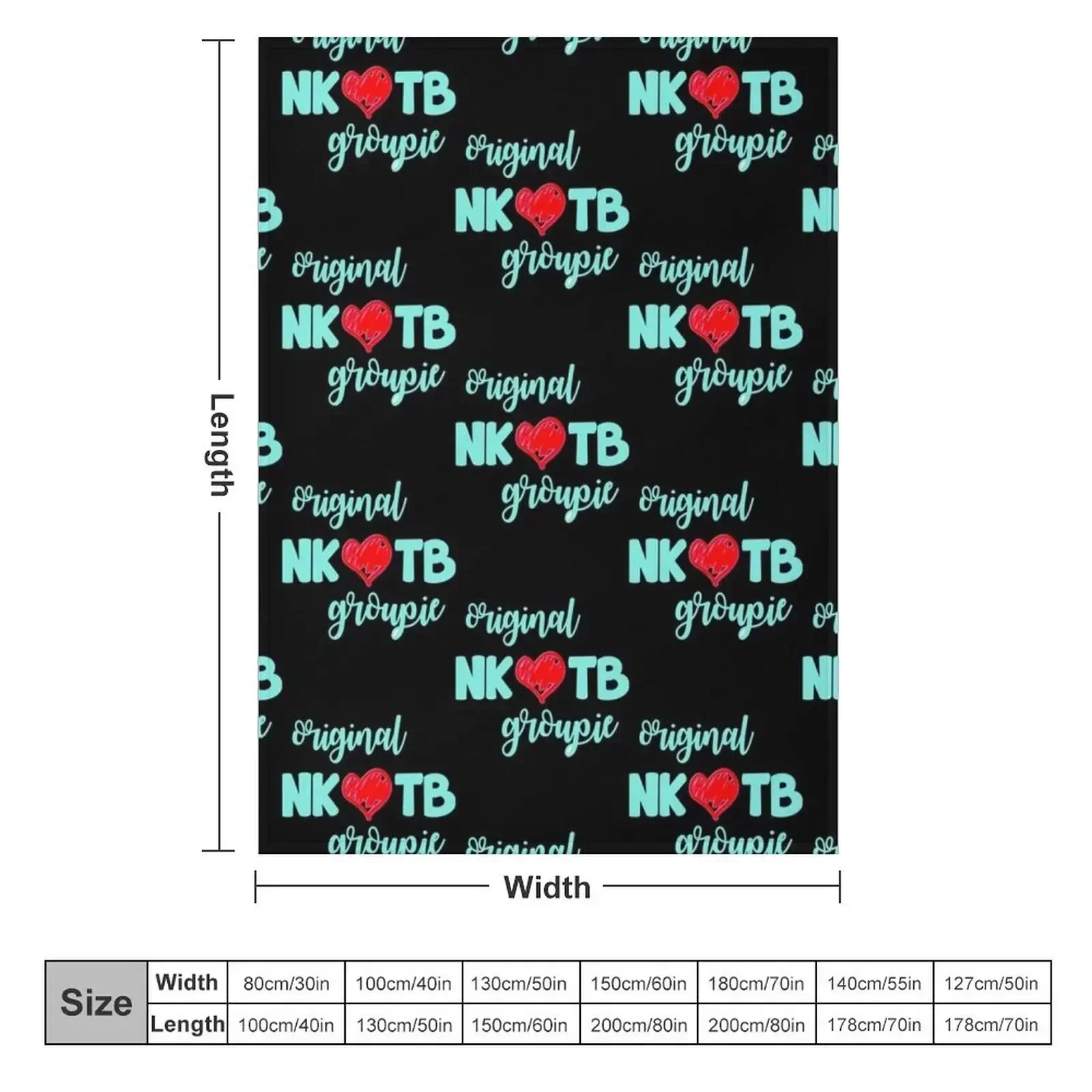 Funny Man Nkotb Kids New On Shirt The Blocks Blue Awesome For Music Fans Throw Blanket Loose funny gift Summer Blankets