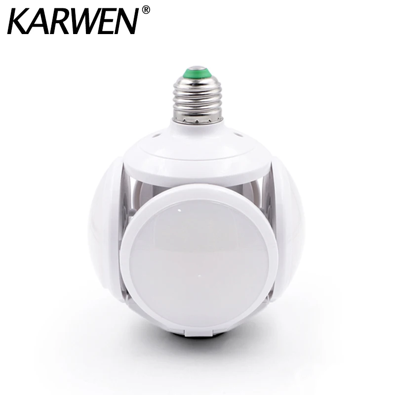 

LED Folding Bulb Spherical 40W E27 UFO Foolight Bulb Lamp 360 degrees AC 220V Lampada LED Cold/Warm White Spotlight Light