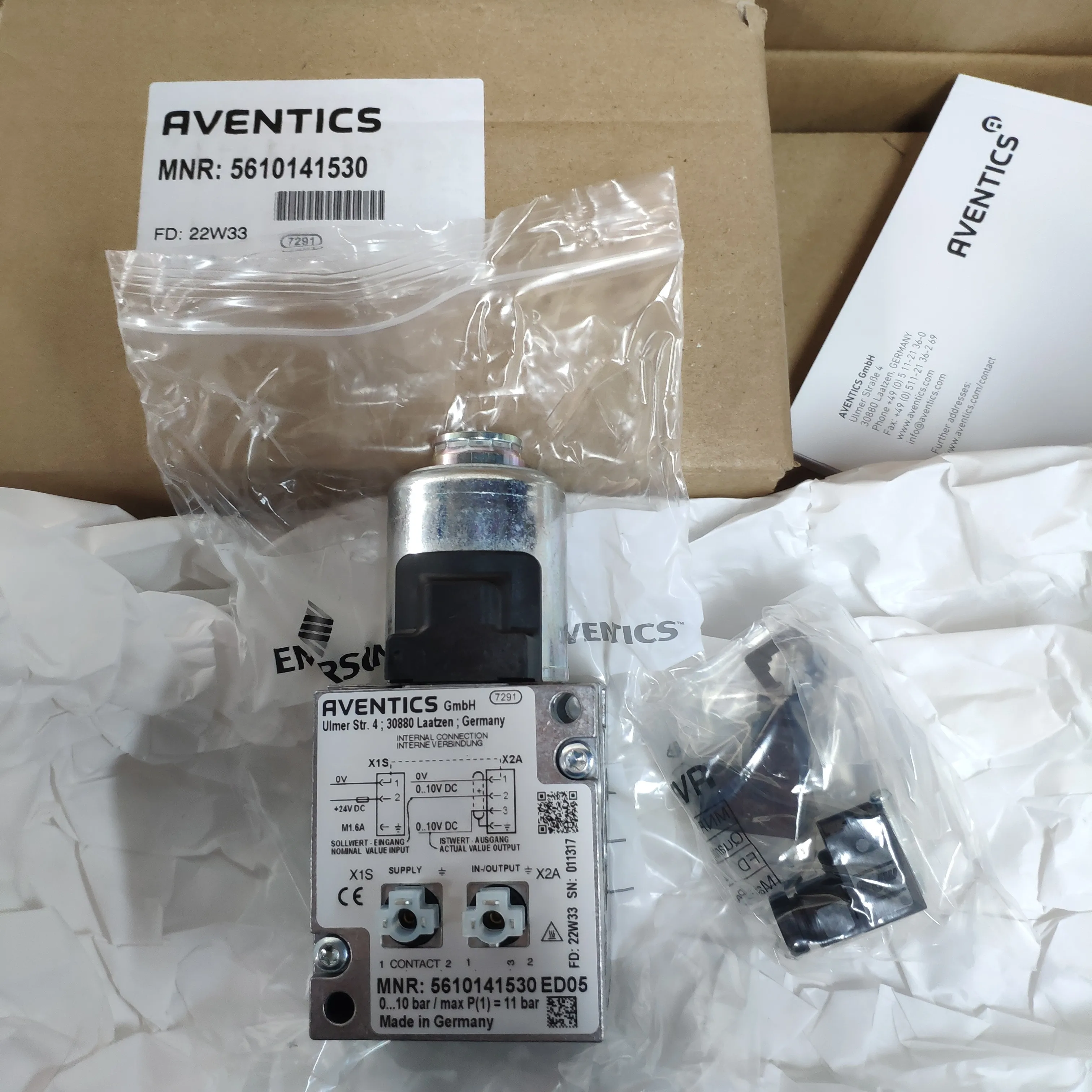 Originate AVENTICS ED05 pressure regulating valve 5610141330,5610141510,5610141530,ED05