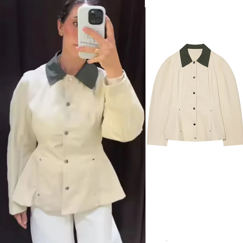 2026 Spring/Summer New Women's Jacket, Fashionable Patchwork Elegant Women's Jacket, Youthful Travel Street Comfortable Jacket
