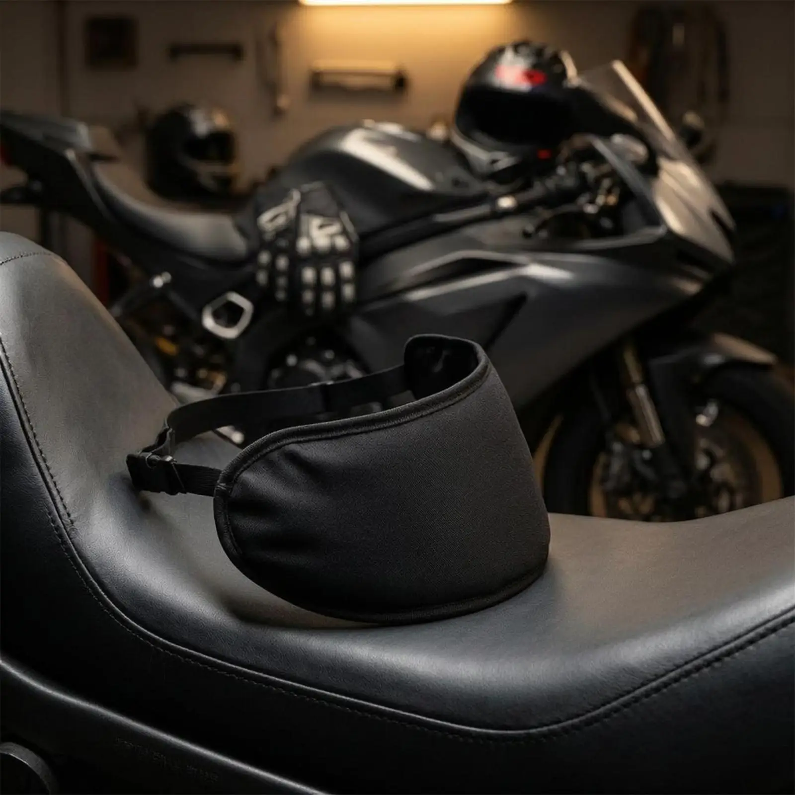 Visor Bag Oxford Cloth Motorcycle Visor Carry Bag Black Helmet Face Visor Sleeve 3