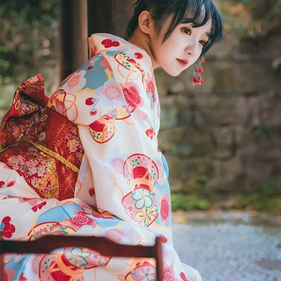 Japanese Style Traditional Kimono Suit Casual Women Haori Yukata Robe Coat Costume Lady High Quality Trend Formal Dress Clothes