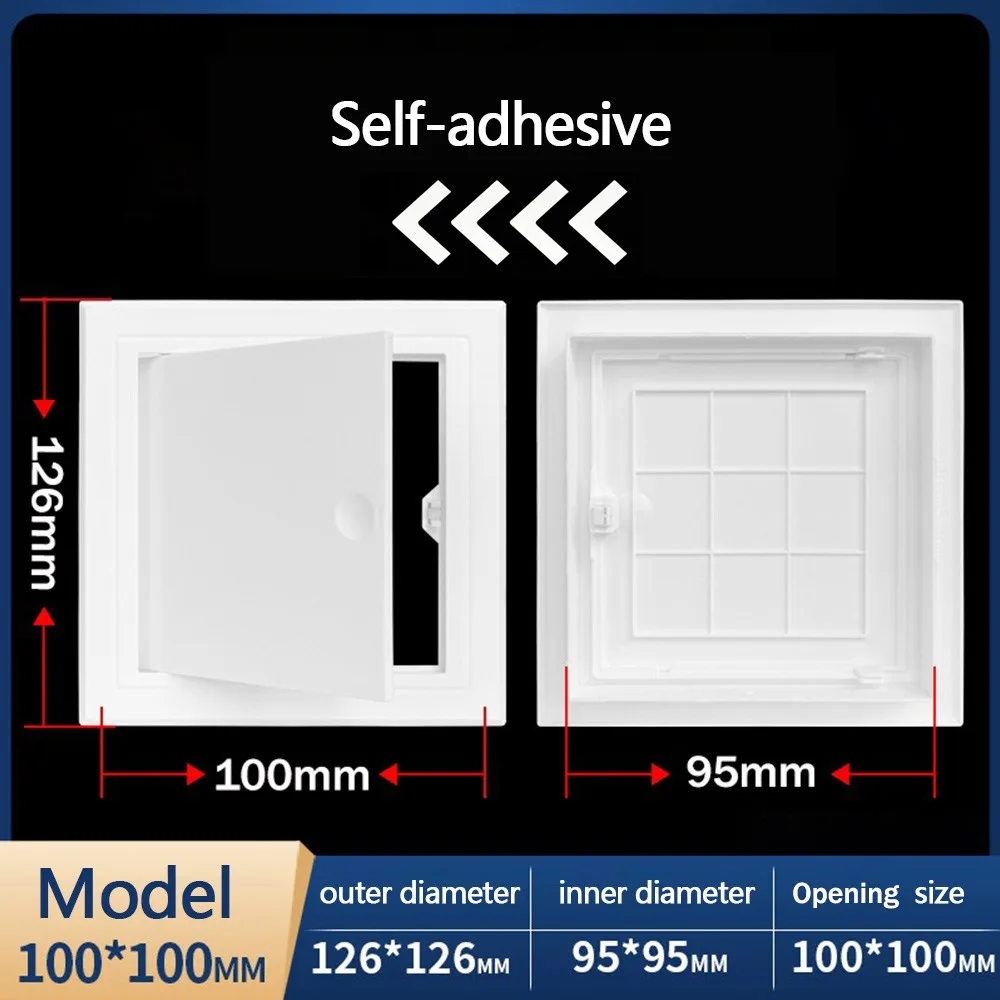 

Новая самоклеящаяся панель доступа, дверной пресс-тип, пластиковая открывающаяся крышка, белая настенная панель, двери, двери, стены, потолка