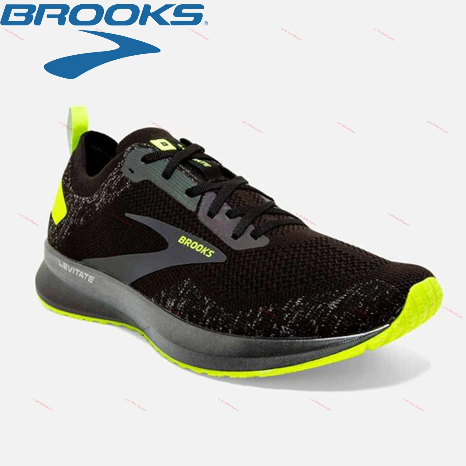 BROOKS Running Shoes Men Levitate 4 Knitted Elastic Breathable Running Training Shoes Outdoor Casual Tennis Sneakers for Men