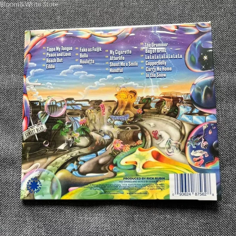 R-Red Hot Chili Peppers Return of The Dream Canteen CD, 17 Tracks Funk Alternative Rock Studio Album, Ideal Collectible