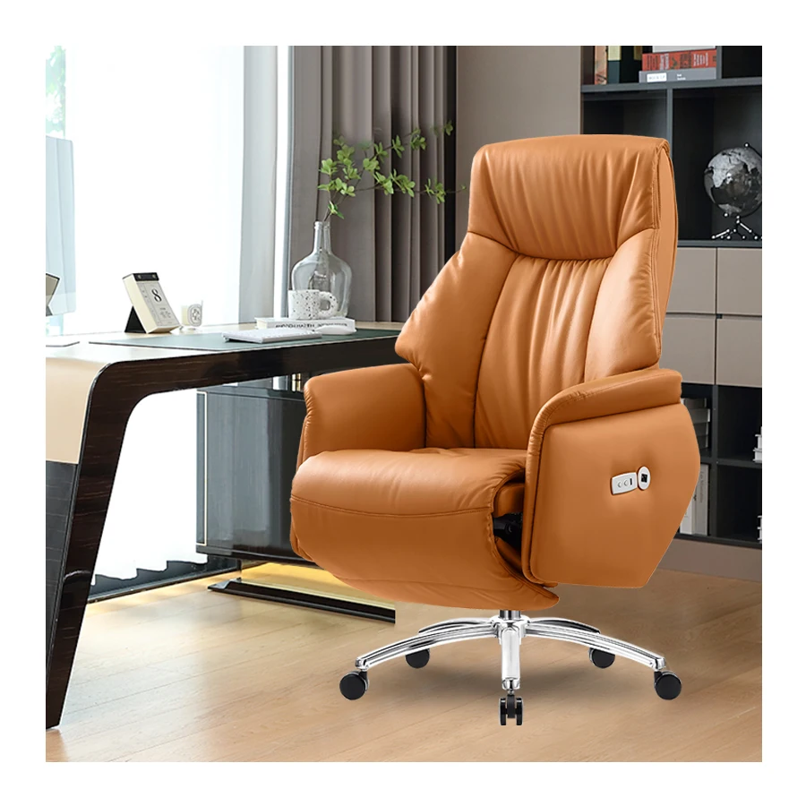 wholesale multifunctional genuine leather leisure recliner electric swivel luxury boss ascnsor chair sofa offical message