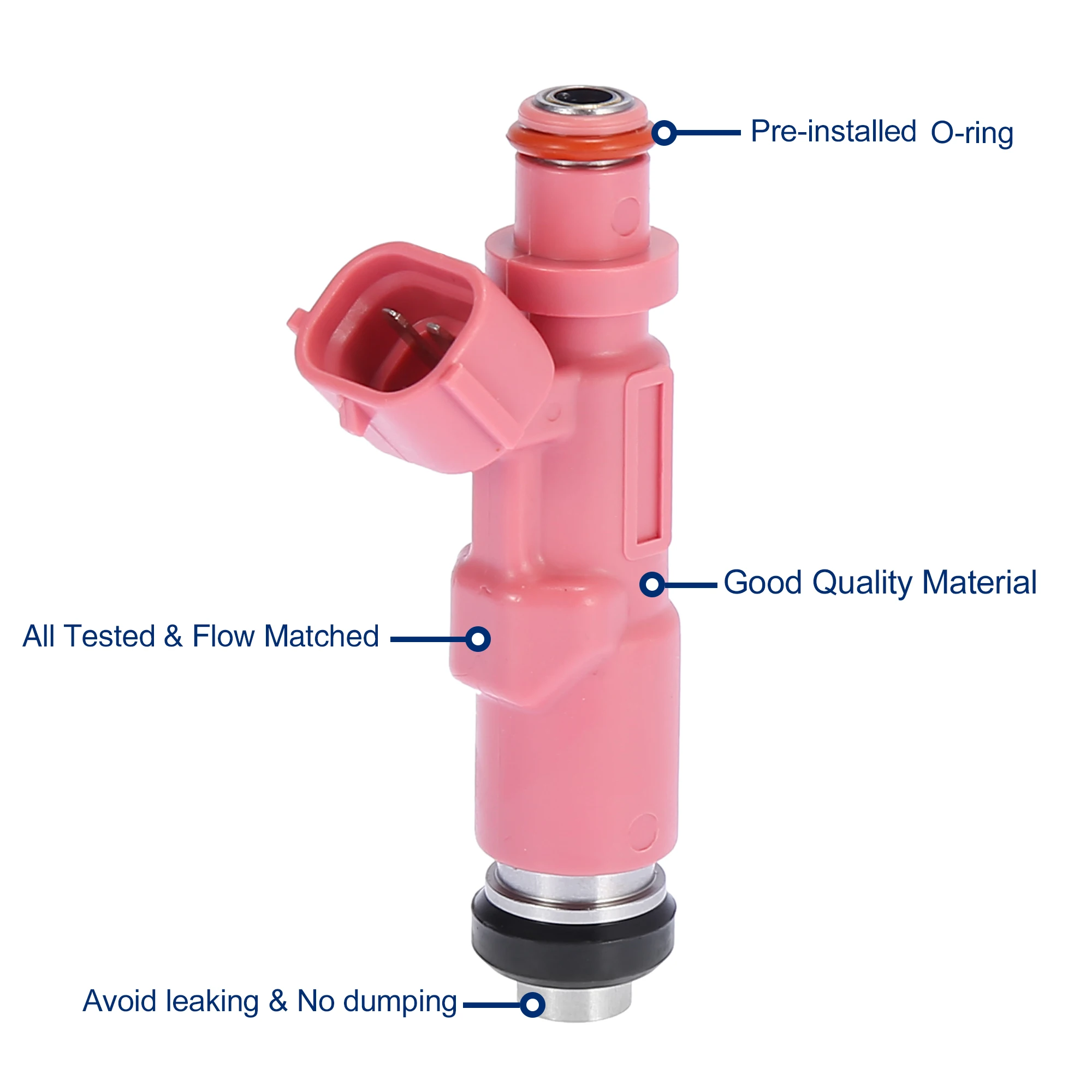 

UXCELL 4 шт. 23250-75080 Топливная форсунка для Toyota Tacoma 2.4L 98-04 4Runner 2.7L 98-00