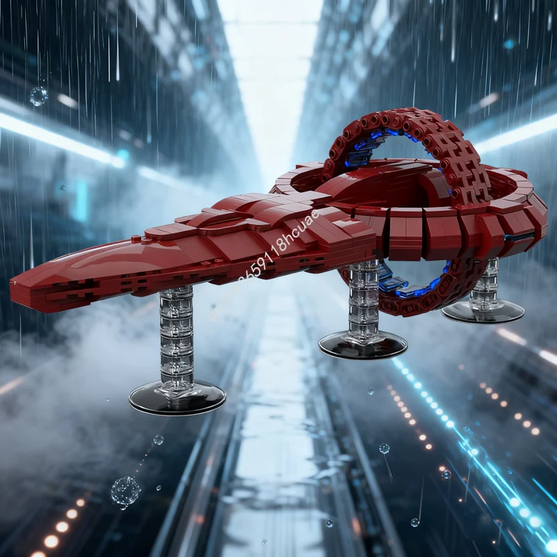

618 шт. MOC Vulcan D Kyr Class Space Model Строительные блоки Игрушка Архитектура DIY Креативные рождественские подарки Идея Образовательный кирпич