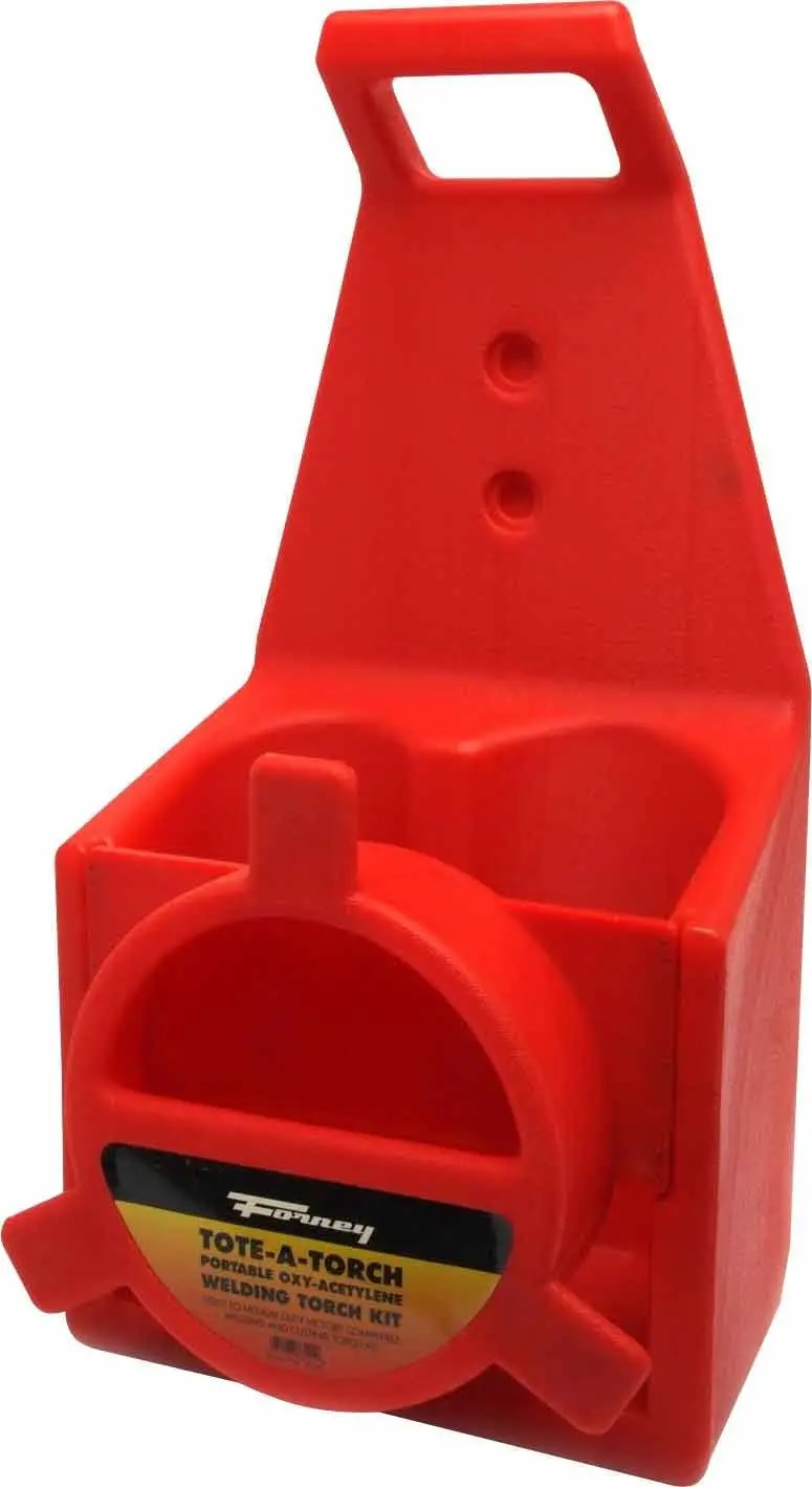 21 Oxygen Acetylene Light Duty Replacement Plastic Tote,Red