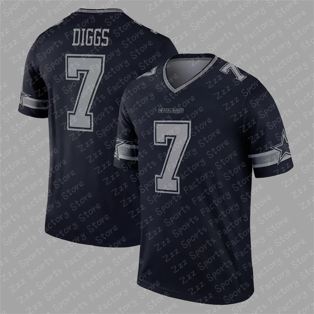 Men's Dallas Cowboys Trevon Diggs Classic Jersey No.7 Short-Sleeved Outdoor Summer t shirt Oversized Clothing Top