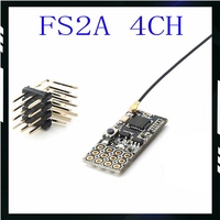 JHEMCU FS2A 4CH AFHDS 2A Mini Compatible Receiver PWM Output for Flysky i6 i6X i6S / FS-i6 FS-i6X FS-i6S Transmitter