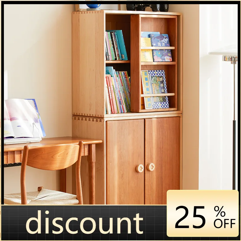 LTT Shelf Storage Cabinet Picture Album Storage Clothes Function Module Toy Solid Wood Bookcase