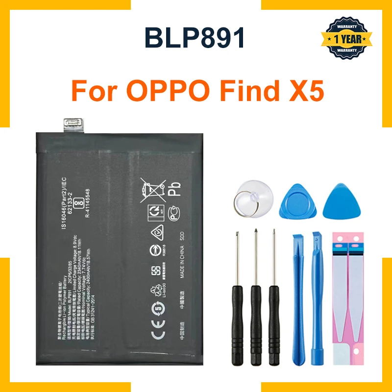 BLP891 Battery for OPPO Find X5 FindX5 Spare Part High capacity Capacity Battery