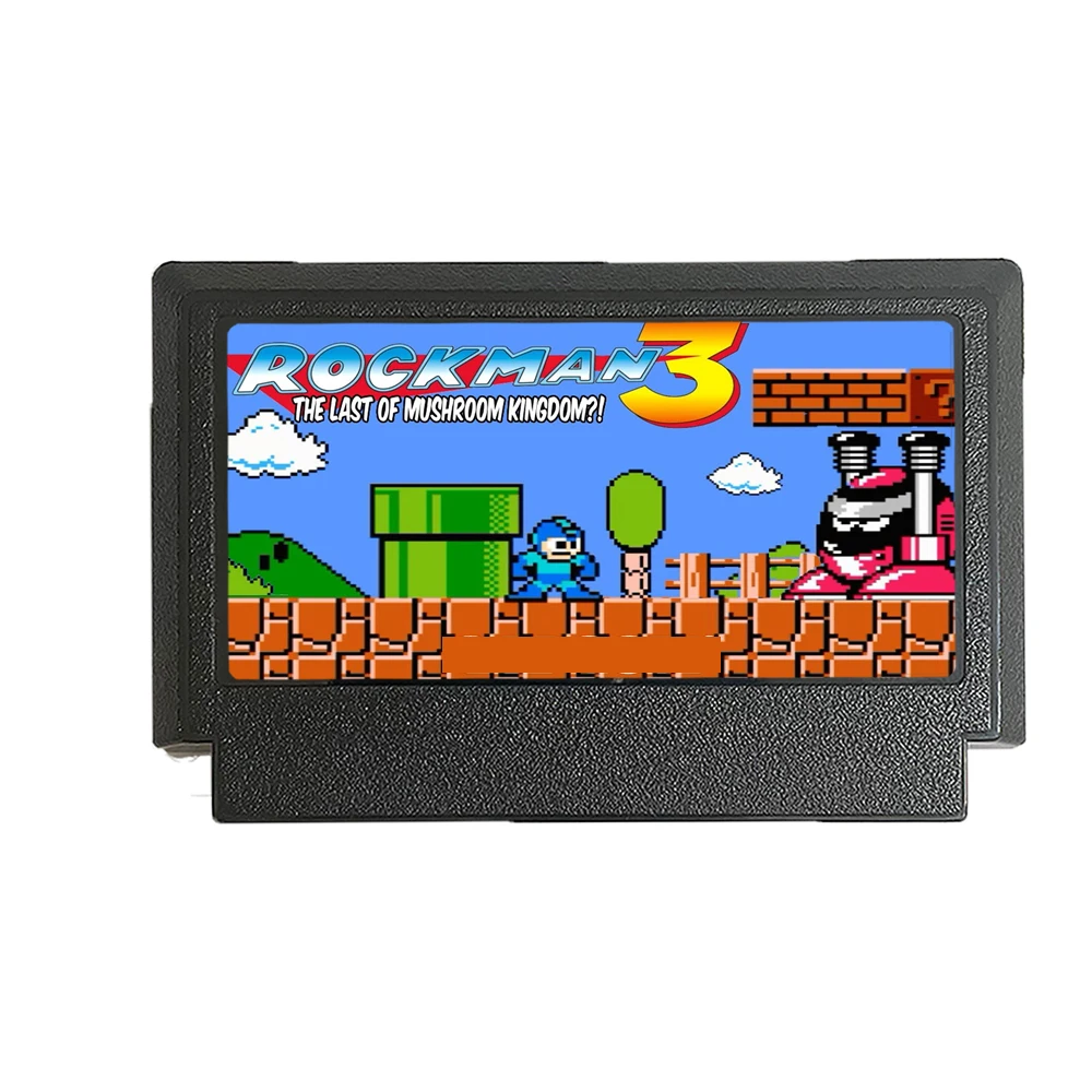 Rockman 3: The Last of Mushroom Kingdom - A Brand NEW 60 Pin FC Famicom Game Cartridge For Nintendo Family Computer Game Console