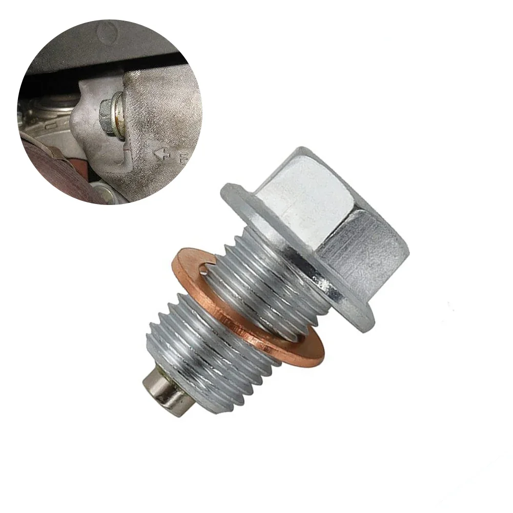 M12x1.25 M14x1.5 M12 x1.75 Magnetic Oil Drain Plug Screw Stainless Steel Oil Drain Sump Nut Durable Auto Engine Protection Part