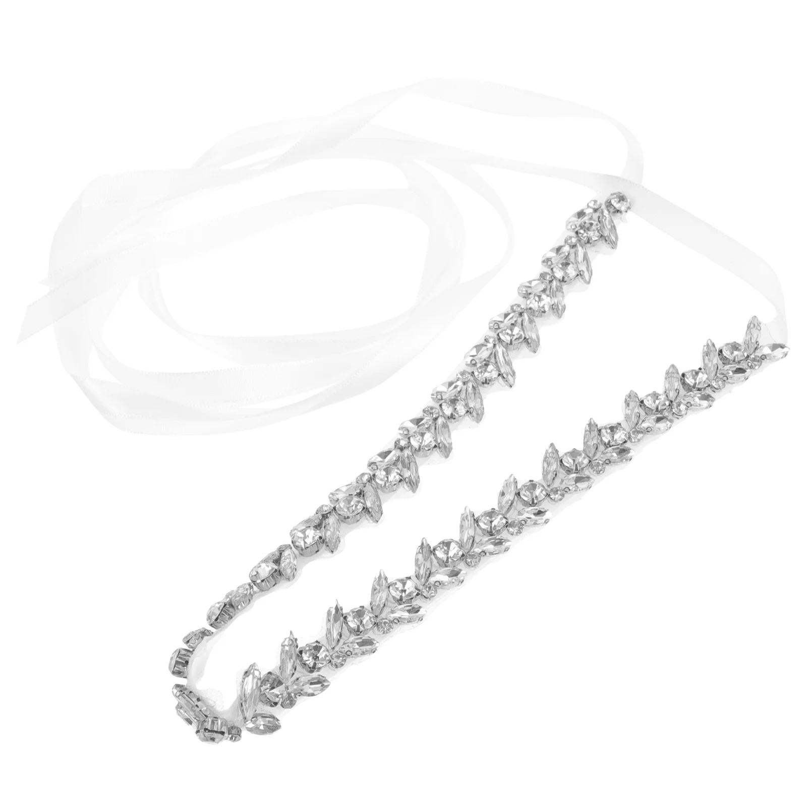 1 Uds. Faja nupcial con diamantes de imitación, cinturón elegante para boda, accesorio para vestido de fiesta, decoración para vestido de novia, faja para novia