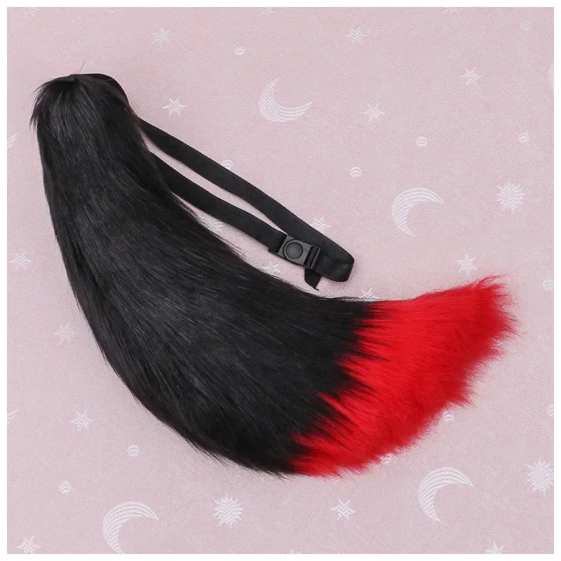 70cm Cat Fox Animal Tail Plush Ear Hair Clip Head Wear  Props Fancy Dress Anime Cosplay Costume Halloween Christmas