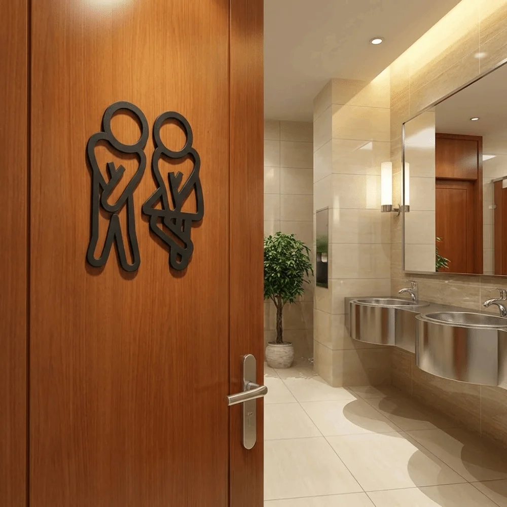 Modern 2D Flat Wc D…