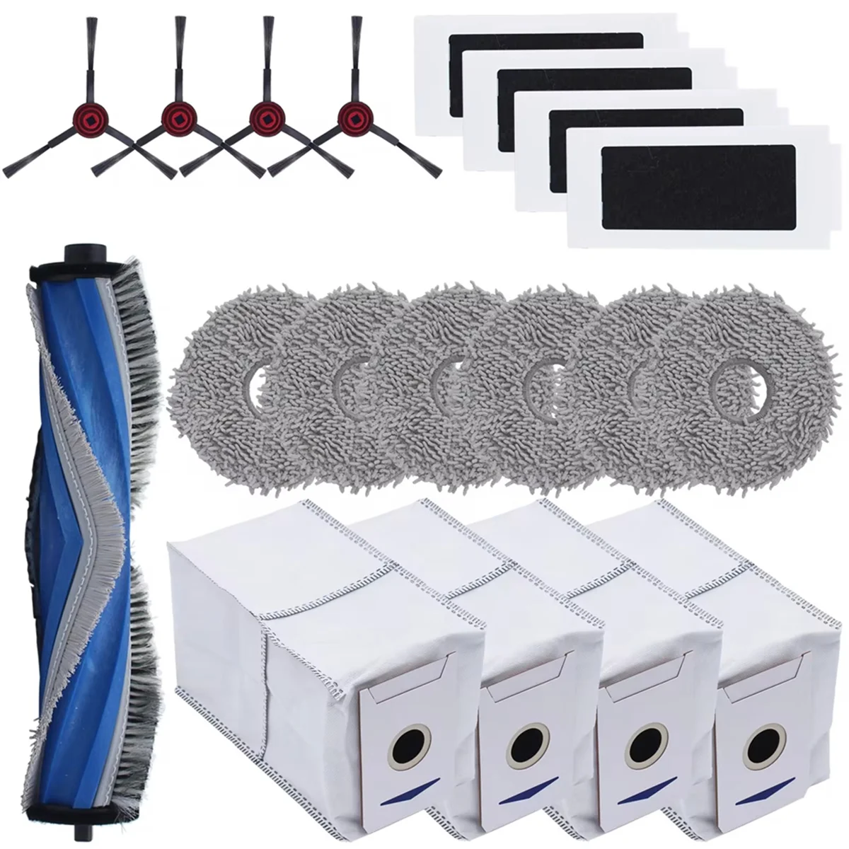 Los nuevos accesorios para Robot aspirador T30 Omni, cepillo lateral, filtro, bolsa de polvo, paño de mopa