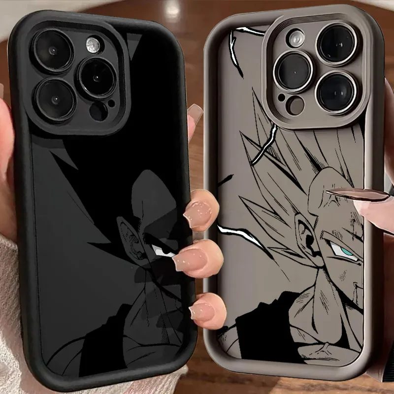 Phone Case for Motorola Moto Edge 70 G86 G56 50 G35 G05 G34 G PLAY G85 60 Neo Pro Ultra 4G 5G Dragons Balls Saiyans Vegeta Anime - view 2