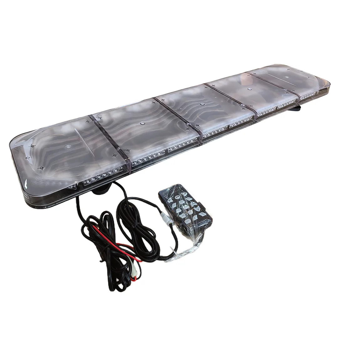 120cm LED Traffic Warning Lightbar Ambulance Car Fire Truck Emergency Vehicles LED Strobe Light With Controller,Waterproof