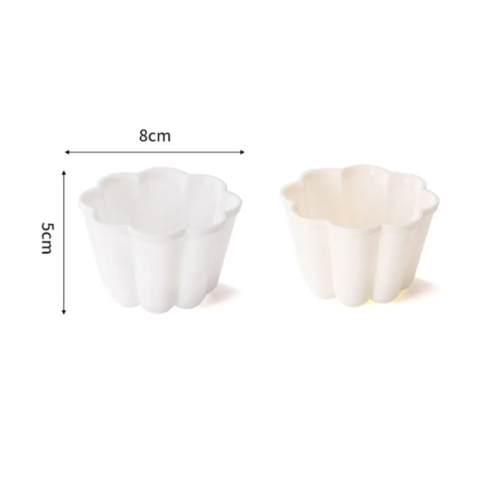 Neue Silikon Pudding Tasse Formen Formen Dessert Tassen Backen Tasse Formen Blume Form Cupcake Joghurt Tassen