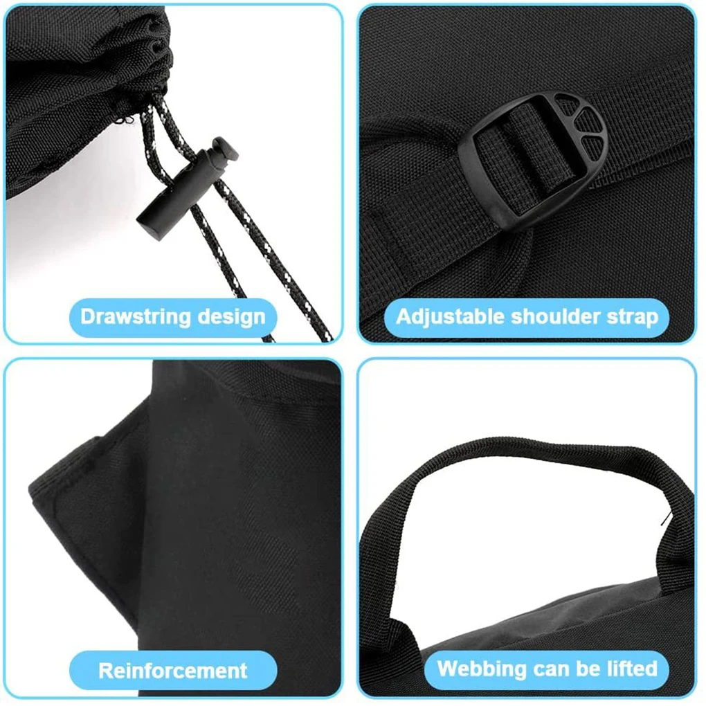 스케이트보드 가방 캠핑 여행 조절 가능한 접이식 스케이트 보드 파우치 옥스포드 천 배낭 야외 장비